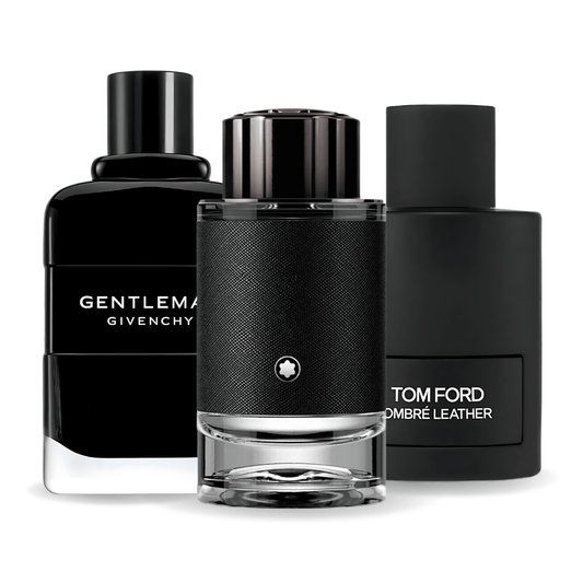 Set de 3 parfumuri | Tom Ford Ombre Leather, Givenchy Gentleman, Montblanc Explorer 100 ml